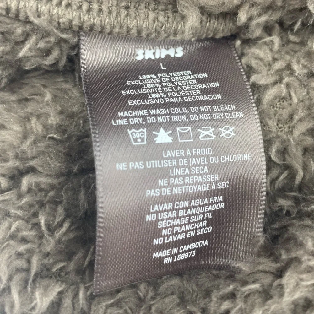Skims Sherpa Joggers in Amethyst Large New with Tags